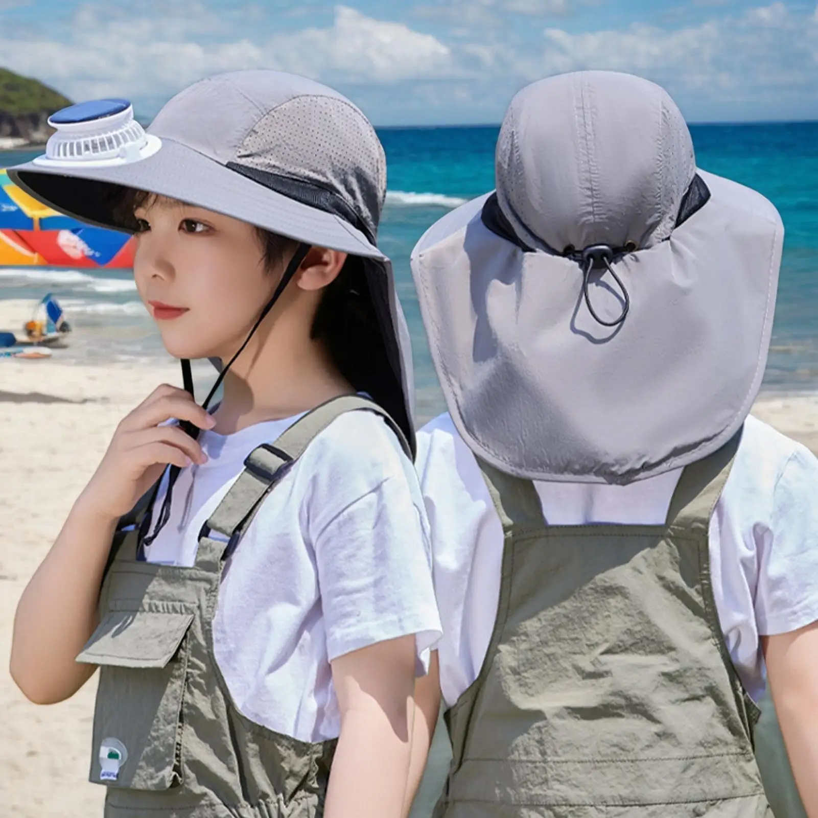children Fan Hat Sun Protection Hat Hot Day Cooling Fan Wide Brim Sunscreen Cap for Outdoor Activities Mountain Climbing Picnic
children Fan Hat Sun Protection Hat Hot Day Cooling Fan Wide Brim Sunscreen Cap for Outdoor Activities Mountain Climbing Picnic