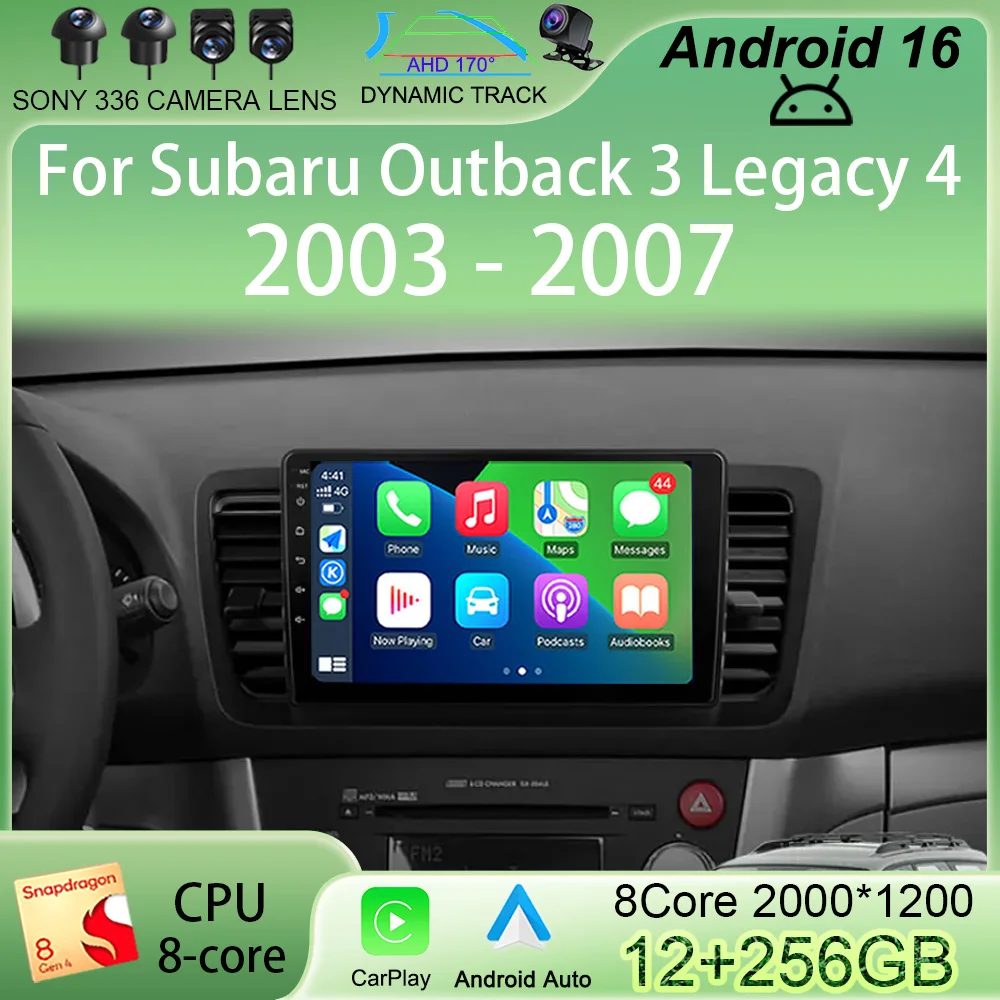 Car Radio Android 16 Stereo For Subaru Outback 3 Legacy 4 2003-2009 Multimedia Video Player Navigation GPS 2din 2 DIN Head Unit
Car Radio Android 16 Stereo For Subaru Outback 3 Legacy 4 2003-2009 Multimedia Video Player Navigation GPS 2din 2 DIN Head Unit