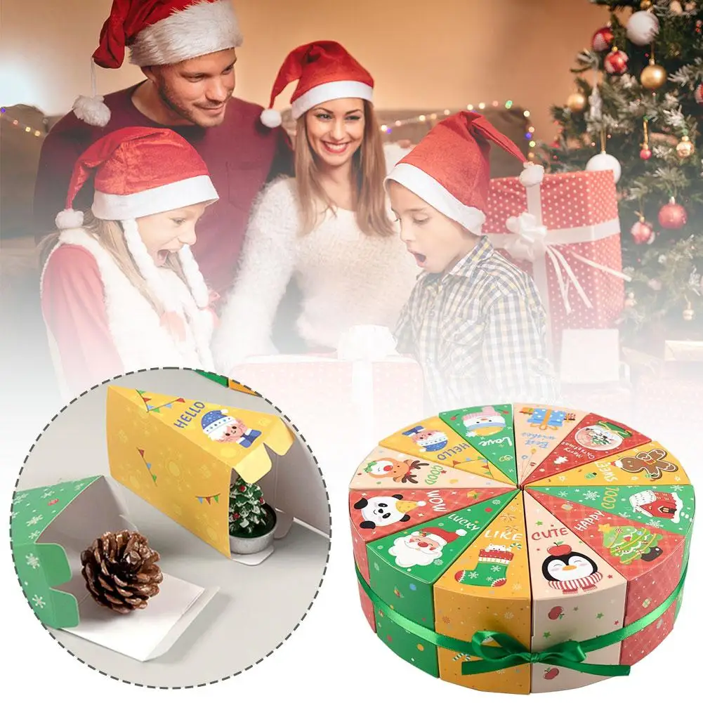 12-Day Christmas Countdown Boxes Diy Holiday Fun Candy Boxes Cake Shape Empty Boxes Creative Packaging Cookie Boxes Wrapping
12-Day Christmas Countdown Boxes Diy Holiday Fun Candy Boxes Cake Shape Empty Boxes Creative Packaging Cookie Boxes Wrapping