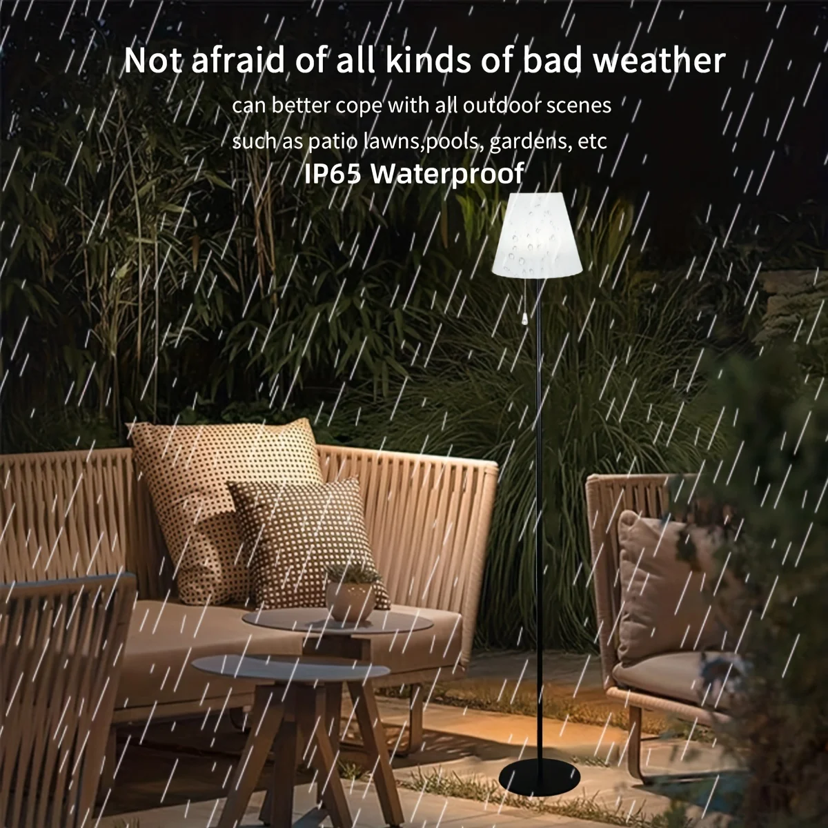 Smart Solar Floor Lamp Auto 6-Level Dimming & 5 Flash Options 5V Mono Silicon Layer Waterproof IP65 for Balcony Camping
Smart Solar Floor Lamp Auto 6-Level Dimming & 5 Flash Options 5V Mono Silicon Layer Waterproof IP65 for Balcony Camping