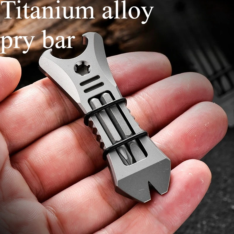 NEW TC4 Titanium Alloy Pry Bar Is A Multi-purpose Portable and Multifunctional Portable EDC Mini Disassembly and Assembly Tool
NEW TC4 Titanium Alloy Pry Bar Is A Multi-purpose Portable and Multifunctional Portable EDC Mini Disassembly and Assembly Tool