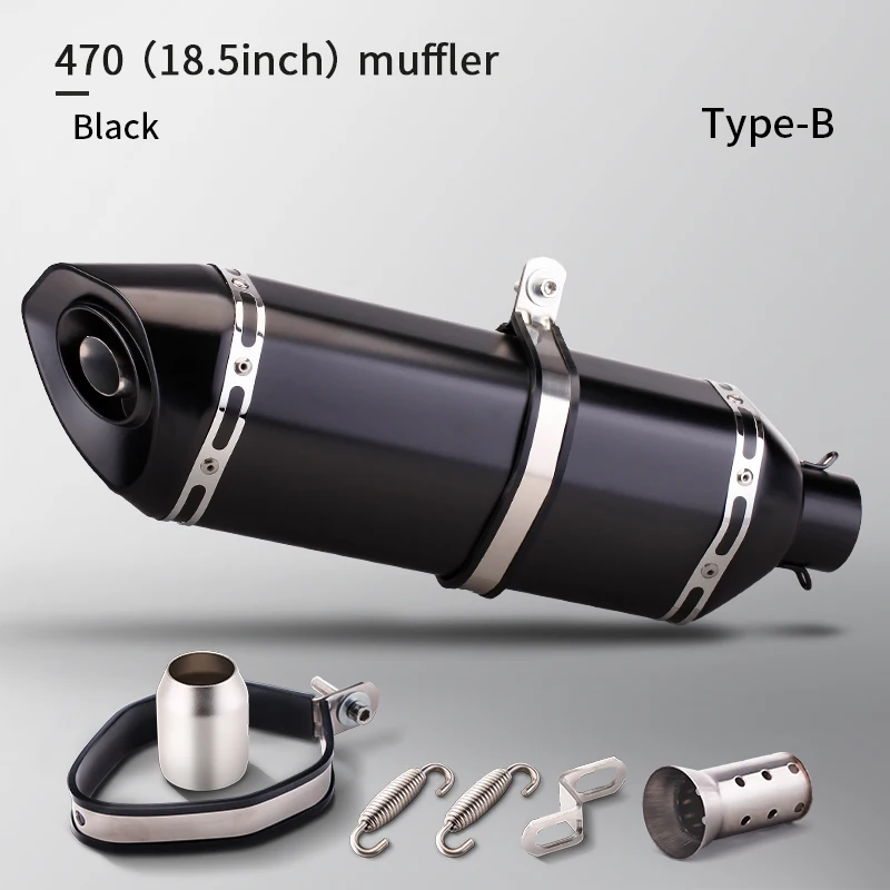 Motorcycle exhaust universal carbon 470mm Sports 51mm exhaust for R7 R9 CBR650 click150 pcx150 cbr150r fz150 adv150 r15v3
Motorcycle exhaust universal carbon 470mm Sports 51mm exhaust for R7 R9 CBR650 click150 pcx150 cbr150r fz150 adv150 r15v3
