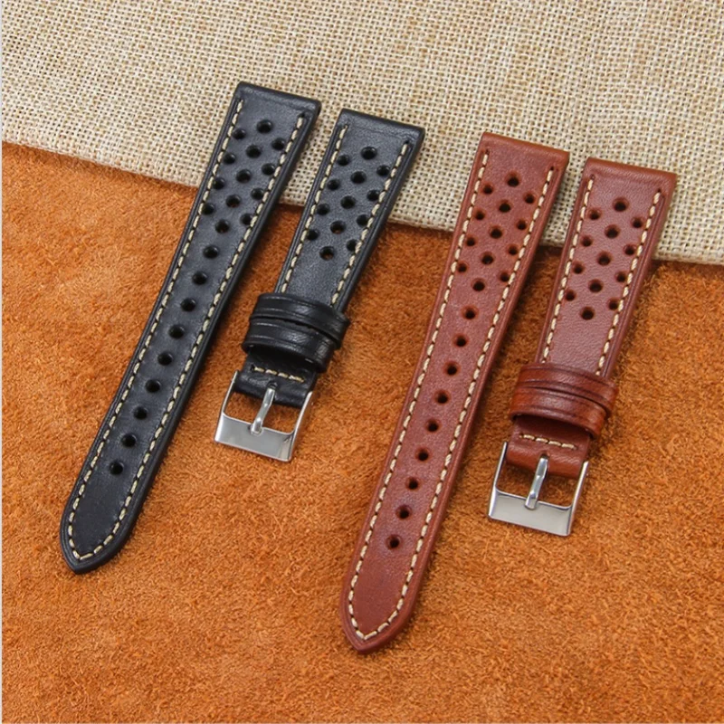 18mm 20mm 22mm High Quality Soft Vintage Calfskin Watch Strap Replacement for Universal Cowhide Leather Watch Band Accessories
18mm 20mm 22mm High Quality Soft Vintage Calfskin Watch Strap Replacement for Universal Cowhide Leather Watch Band Accessories