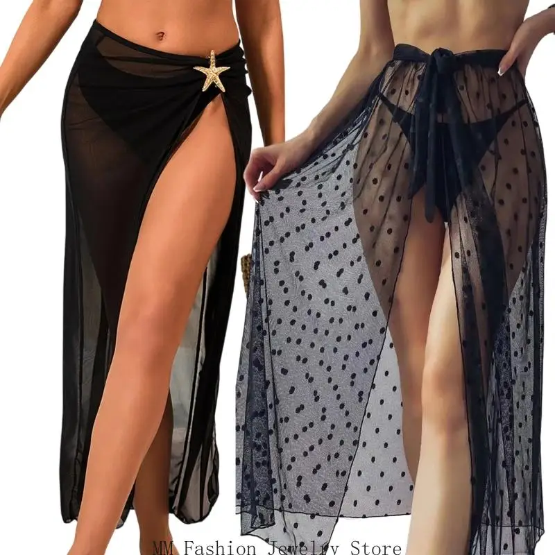 Long Sheer Beach Skirt See Through Mesh Beach Coverup Dress Side Slit Beach Dress Sheer Mesh Swimsuit Coverup Skirt
Long Sheer Beach Skirt See Through Mesh Beach Coverup Dress Side Slit Beach Dress Sheer Mesh Swimsuit Coverup Skirt