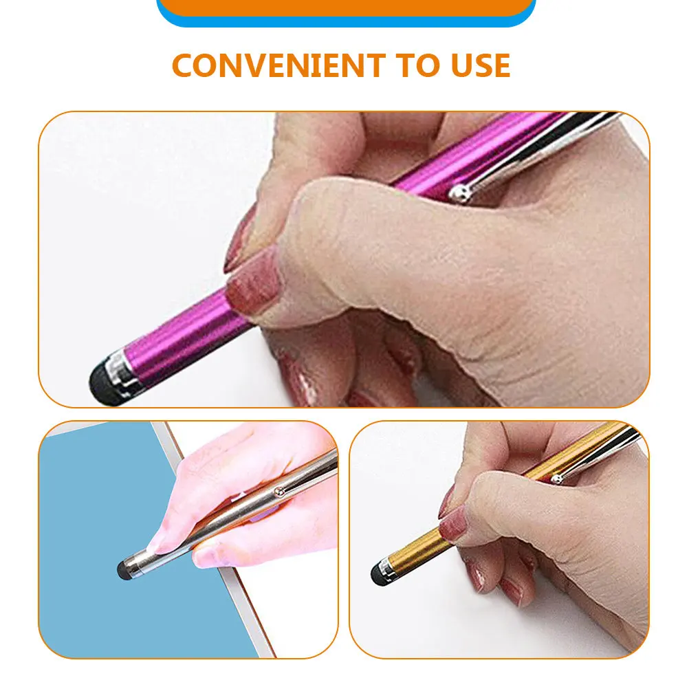 10Pcs Capacitive Stylus Pens Smooth Writing Fiber Tips Touch Screen Pen for Tablets Phones Compatible with Most Devices
10Pcs Capacitive Stylus Pens Smooth Writing Fiber Tips Touch Screen Pen for Tablets Phones Compatible with Most Devices