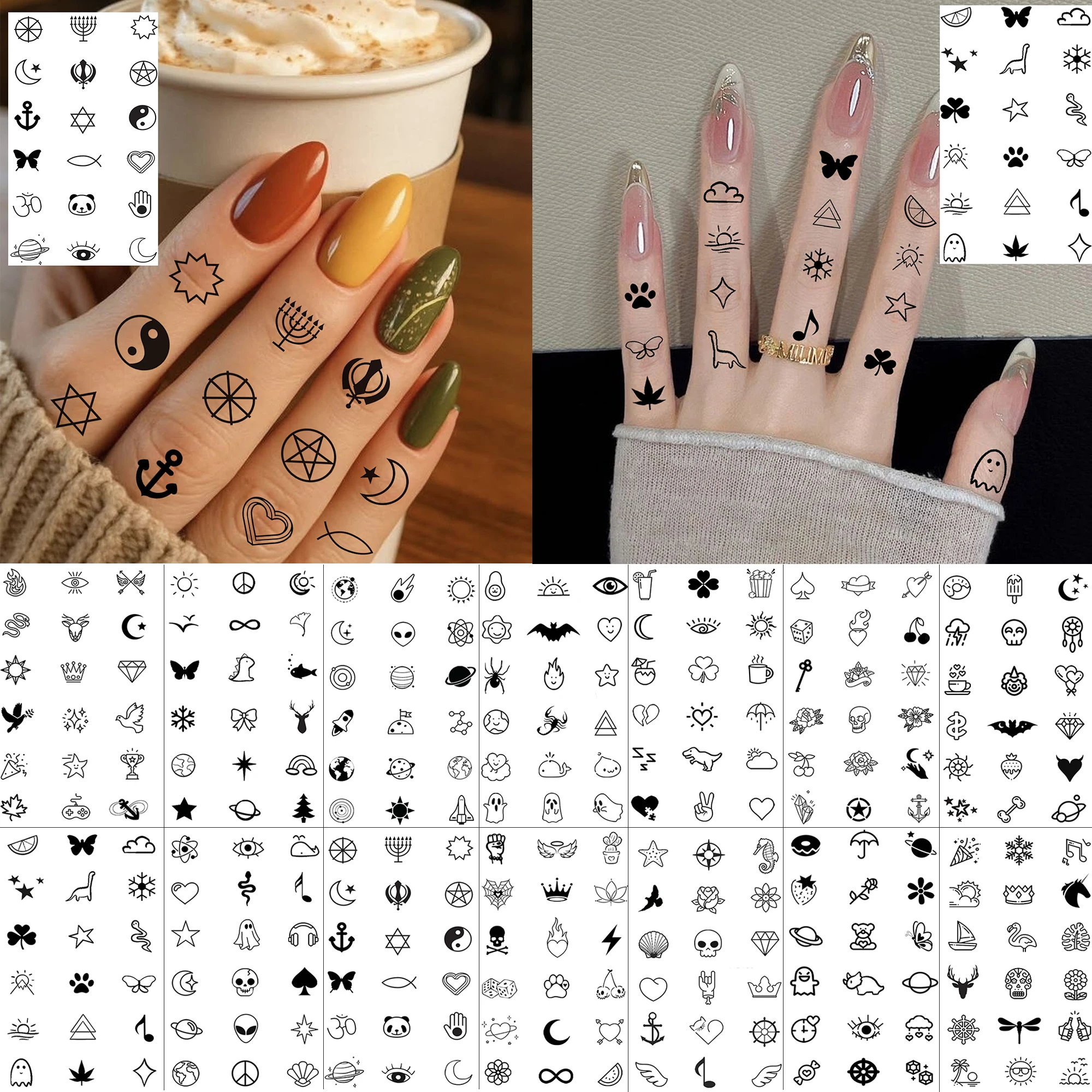1 Sheet Butterfly Planet Snowflake Cute Temporary Tattoos Women Finger, Fake Tattoo Sticker Daily Ues Realistic Tatoos Last Long
1 Sheet Butterfly Planet Snowflake Cute Temporary Tattoos Women Finger, Fake Tattoo Sticker Daily Ues Realistic Tatoos Last Long