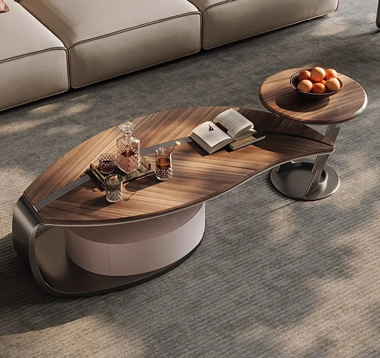 Solid wood modern simple light luxury household small apartment leaf coffee table
Solid wood modern simple light luxury household small apartment leaf coffee table