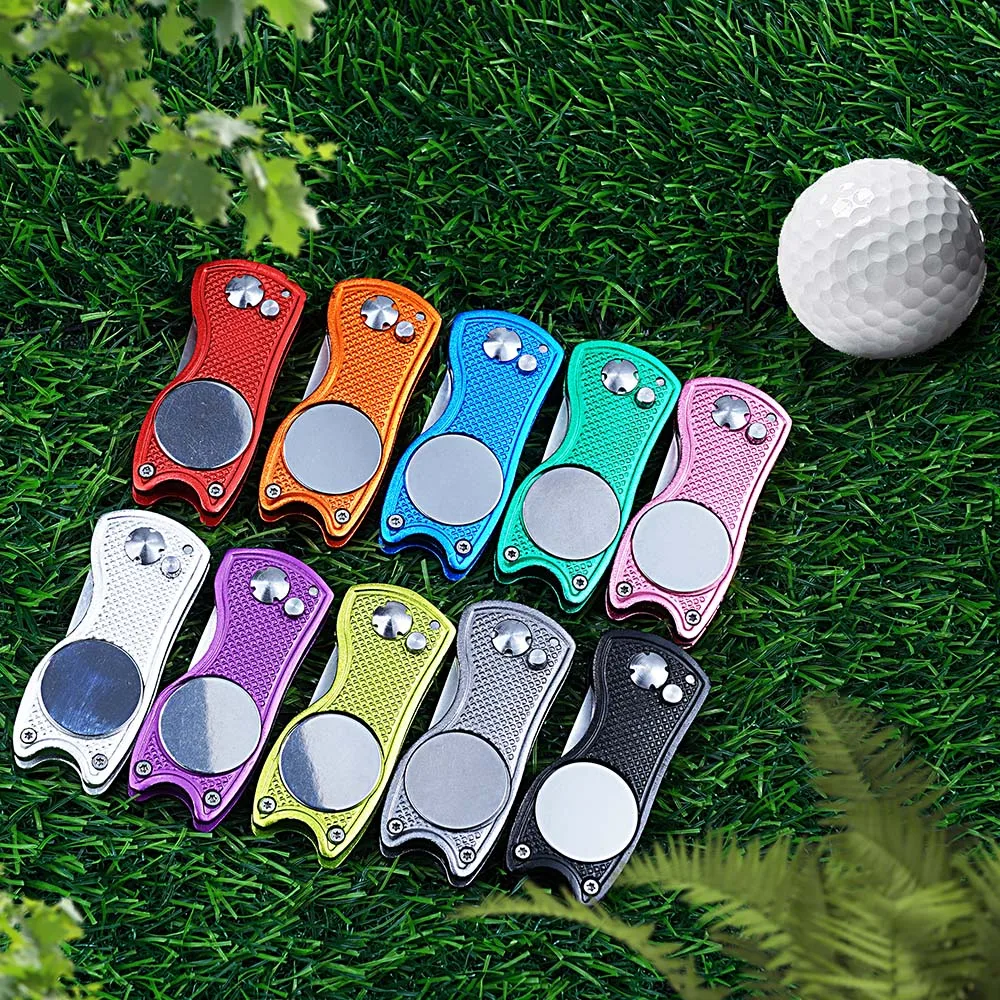 1PC Foldable Metal Golf Turf Repair Tool With Magnetic Ball Marker And Pop-Up Button For Golf Green Fork Golf Tool
1PC Foldable Metal Golf Turf Repair Tool With Magnetic Ball Marker And Pop-Up Button For Golf Green Fork Golf Tool