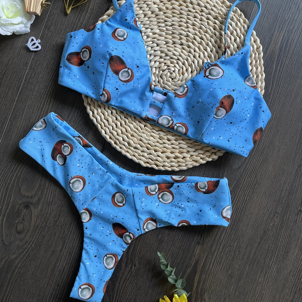 New Women's Bikini Set European American Sexy Printing Fashion Vacation Hot Springs Split Swimming Pool Sweet Women Swimsuit
New Women's Bikini Set European American Sexy Printing Fashion Vacation Hot Springs Split Swimming Pool Sweet Women Swimsuit