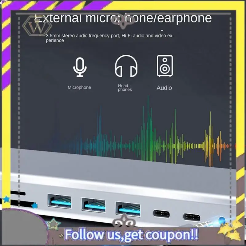 Новинка, 1 шт., серебряная док-станция 14 в 1, USB Type-C, многофункциональная станция для быстрой зарядки, концентратор для адаптера для ноутбука
Новинка, 1 шт., серебряная док-станция 14 в 1, USB Type-C, многофункциональная станция для быстрой зарядки, концентратор для адаптера для ноутбука