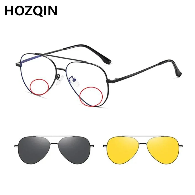 Men Polarized Magnetic Clips Lens Pilot Sunglasses Set Anti Blue Light Bifocal Reading Glasses Look Near Far Custom Prescription
Men Polarized Magnetic Clips Lens Pilot Sunglasses Set Anti Blue Light Bifocal Reading Glasses Look Near Far Custom Prescription