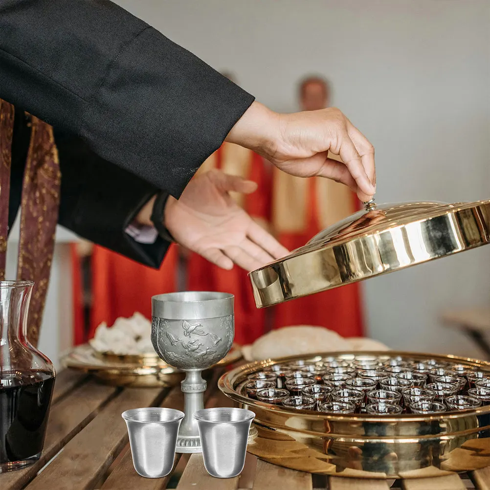 8 Pcs Religious Drinking Cups Metal Campfire Communions Mini Stainless Steel Dinner
8 Pcs Religious Drinking Cups Metal Campfire Communions Mini Stainless Steel Dinner