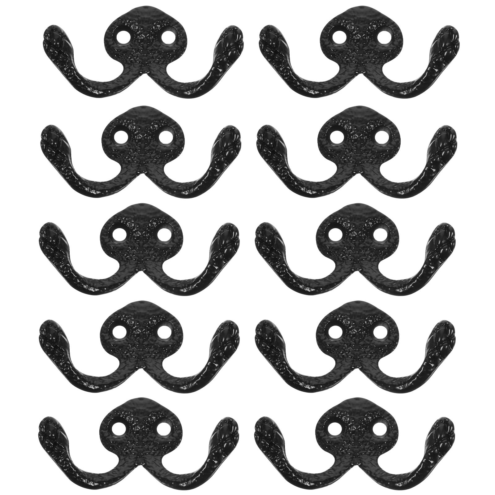 10 Pcs Retro Hook Hooks for Hanging Iron Clothing Coats Home Wall Household Entryway
10 Pcs Retro Hook Hooks for Hanging Iron Clothing Coats Home Wall Household Entryway