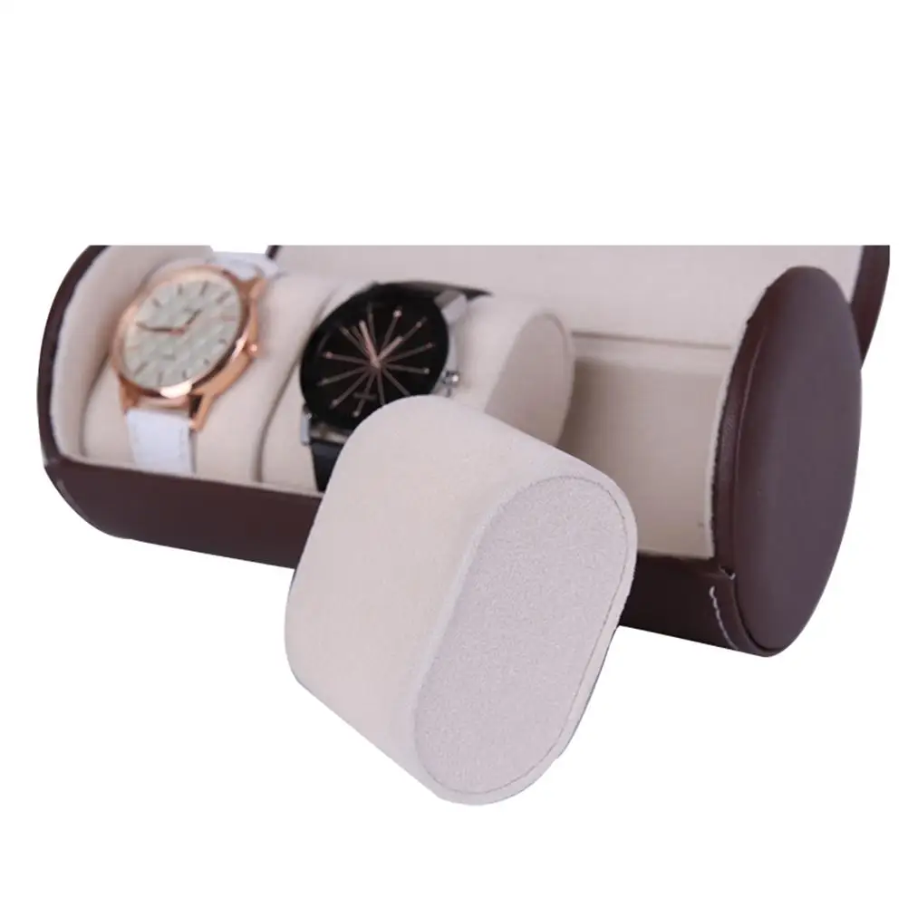 Portable Compartments Cylindrical Pu Watch Display Box PU Case for Travel Dustproof Watch Storage Box Jewelry Storage
Portable Compartments Cylindrical Pu Watch Display Box PU Case for Travel Dustproof Watch Storage Box Jewelry Storage