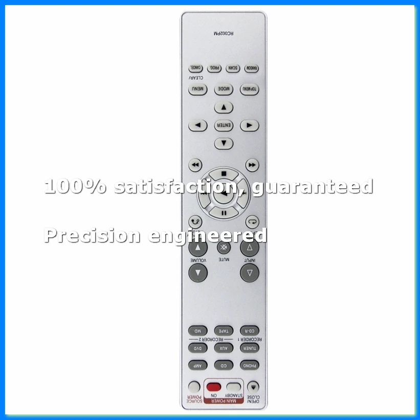 Replace RC002PM Remote Control for Integrated Amplifier PM6002 PM6002/N1S PM6002/N1B-ABWO
Replace RC002PM Remote Control for Integrated Amplifier PM6002 PM6002/N1S PM6002/N1B-ABWO