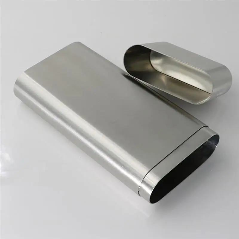 Travel Ciggerate Case Holder Thickened Stainless Steel Tube Box Ciggaret Pocket Steel Tubes Portable Organizer
Travel Ciggerate Case Holder Thickened Stainless Steel Tube Box Ciggaret Pocket Steel Tubes Portable Organizer