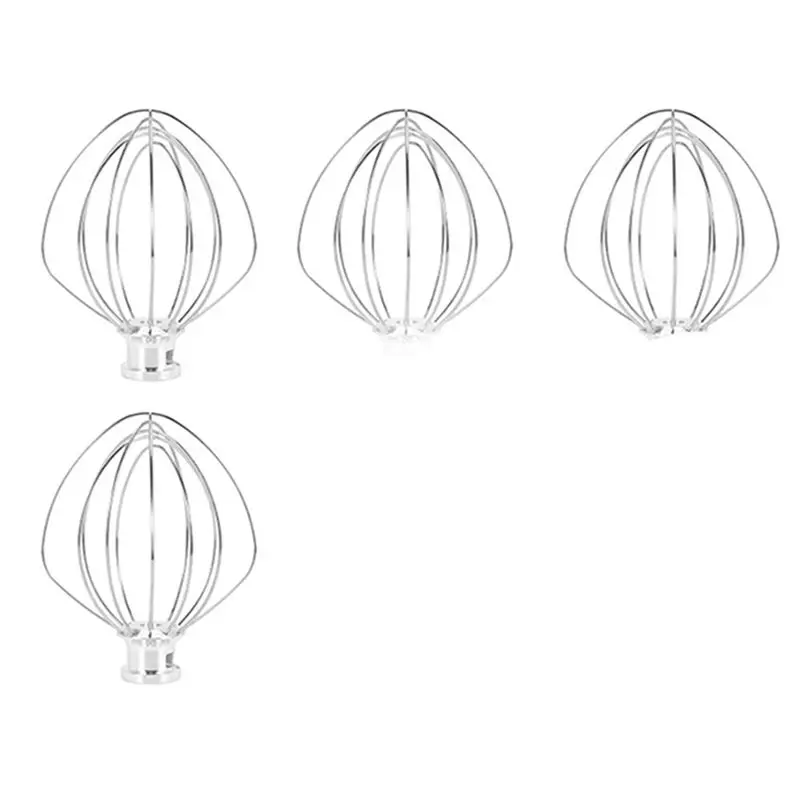 ABMH-4X Stainless Steel Wire Whip Mixer Attachment For Kitchenaid K45ww 9704329 Flour Cake Balloon Whisk Egg Cream Stirrer
ABMH-4X Stainless Steel Wire Whip Mixer Attachment For Kitchenaid K45ww 9704329 Flour Cake Balloon Whisk Egg Cream Stirrer