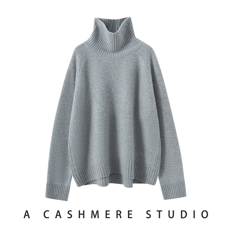 Женский кашемировый свитер с длинным рукавом, водолазка, осенне-зимний, толстый, 100% кашемир, однотонный, вязаный, свободный крой
Женский кашемировый свитер с длинным рукавом, водолазка, осенне-зимний, толстый, 100% кашемир, однотонный, вязаный, свободный крой