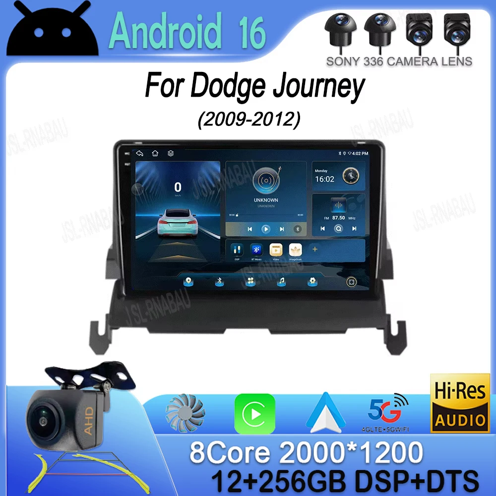 Android 16 Carplay Auto 4G+WIFI Car Radio For Dodge Journey 2009 2010 2011 2012 Multimedia Video Player 2din GPS Stereo Audio BT
Android 16 Carplay Auto 4G+WIFI Car Radio For Dodge Journey 2009 2010 2011 2012 Multimedia Video Player 2din GPS Stereo Audio BT