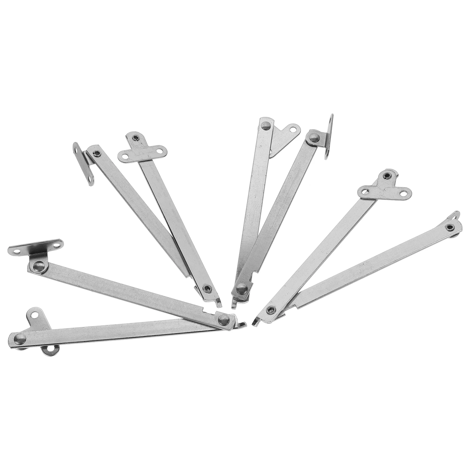 4 Pcs Cabinet Support Rods Heavy Duty Foldable Adjustable Hinges Furniture Hardware Silver Color Long Drum Durable Practical
4 Pcs Cabinet Support Rods Heavy Duty Foldable Adjustable Hinges Furniture Hardware Silver Color Long Drum Durable Practical