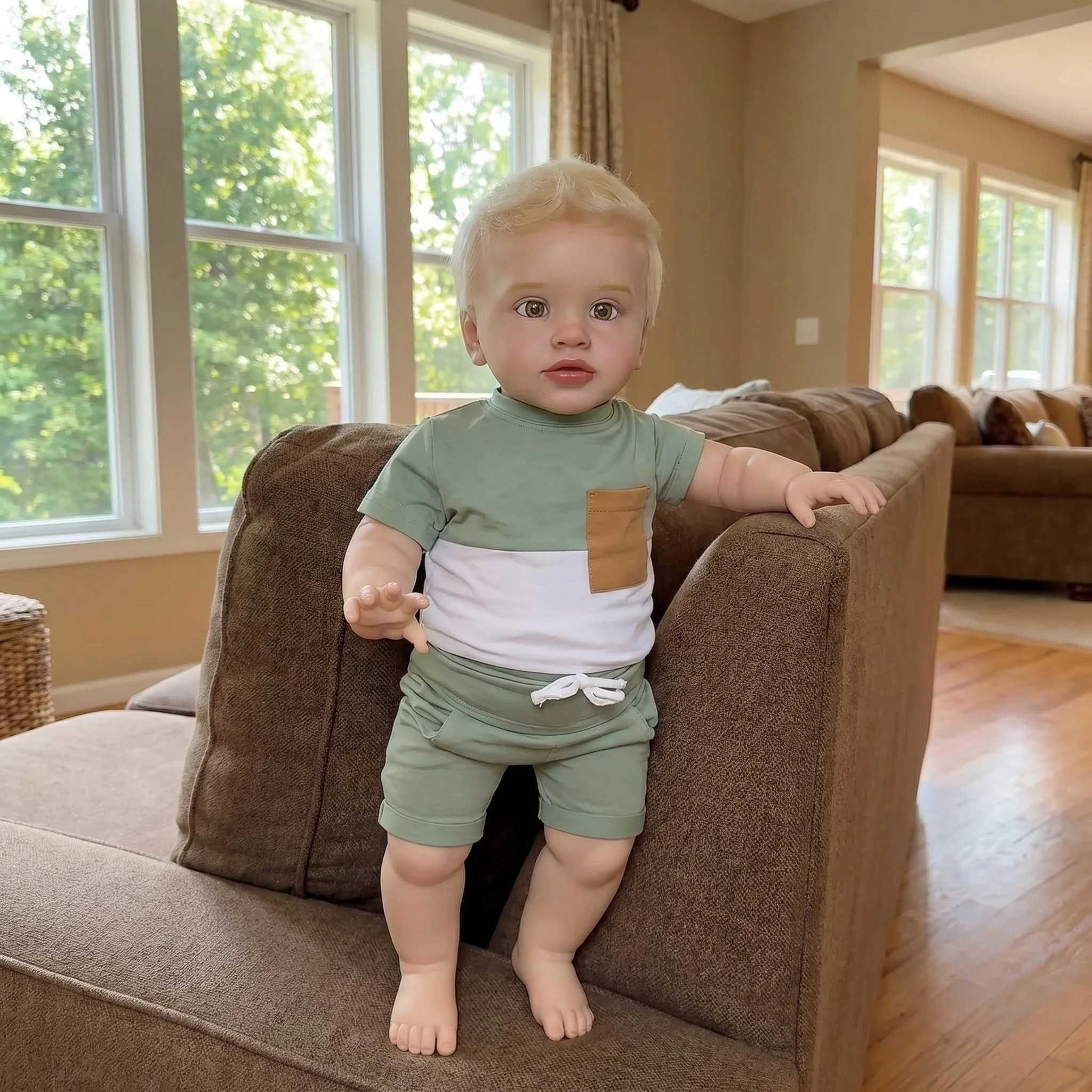 NPK Toddler Pippa Doll 66cm Lifelike Soft Touch 3D Skin Art Doll Already Painted Finished Huge Baby Size Popular Collectible
NPK Toddler Pippa Doll 66cm Lifelike Soft Touch 3D Skin Art Doll Already Painted Finished Huge Baby Size Popular Collectible