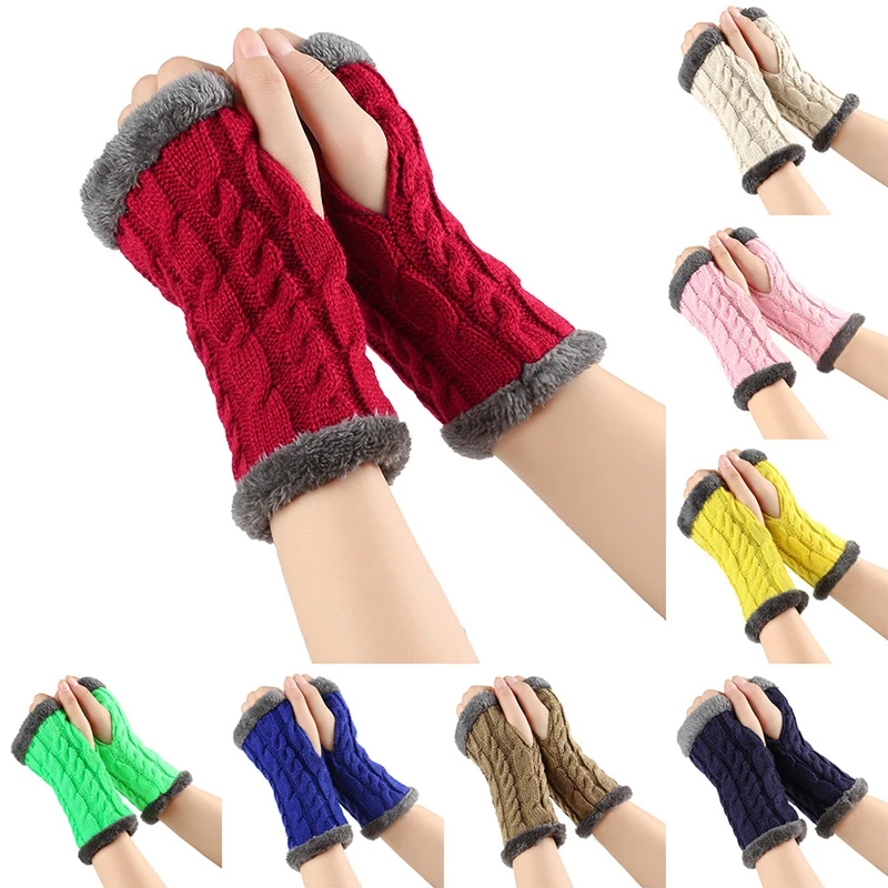 Women Winter Warm Gloves Hand Wrist Warmer Fingerless Gloves Women Mitten Gloves
Women Winter Warm Gloves Hand Wrist Warmer Fingerless Gloves Women Mitten Gloves