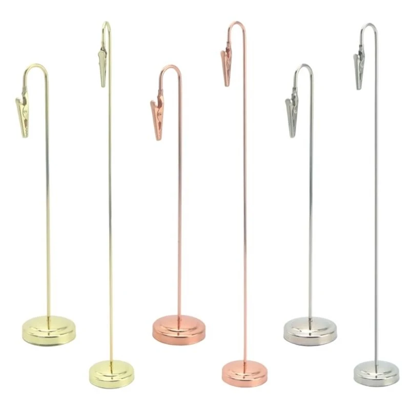 DXAB Table Number Holder Memo Holder Clips Photo Holder Name Card Holder for Weddings
DXAB Table Number Holder Memo Holder Clips Photo Holder Name Card Holder for Weddings