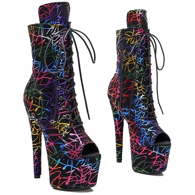 LAIJIANJINXIA New PU Upper 17CM/7Inches Women's Platform Party High Heels Modern Boots Pole Dance shoes 035
LAIJIANJINXIA New PU Upper 17CM/7Inches Women's Platform Party High Heels Modern Boots Pole Dance shoes 035