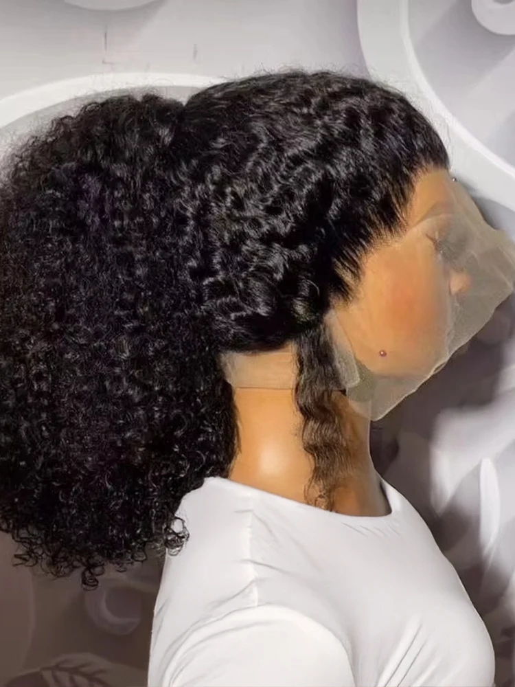 Short Jerry Curly Bob Wig 360 HD Full Lace Wig Human Hair Pre Plucked 250% Density Water Deep Wave Lace Frontal Wig for Women
Short Jerry Curly Bob Wig 360 HD Full Lace Wig Human Hair Pre Plucked 250% Density Water Deep Wave Lace Frontal Wig for Women