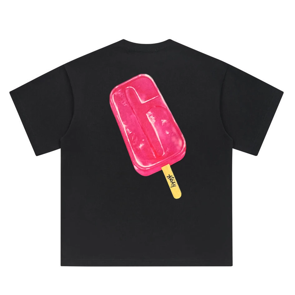 NOAH Popsicle-printed Short-sleeved Couple T-shirt, American High Street Loose Pure Cotton Half-sleeved, 2025 New Summer Style
NOAH Popsicle-printed Short-sleeved Couple T-shirt, American High Street Loose Pure Cotton Half-sleeved, 2025 New Summer Style