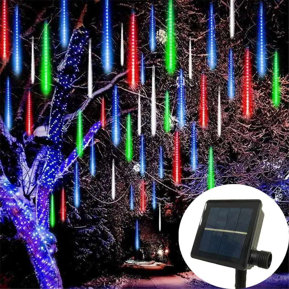 30/50cm Solar Meteor Shower Rain String Light Garden Light 8 Tube Christmas Tree Party Wedding Birthday Decoration Holiday Light
30/50cm Solar Meteor Shower Rain String Light Garden Light 8 Tube Christmas Tree Party Wedding Birthday Decoration Holiday Light