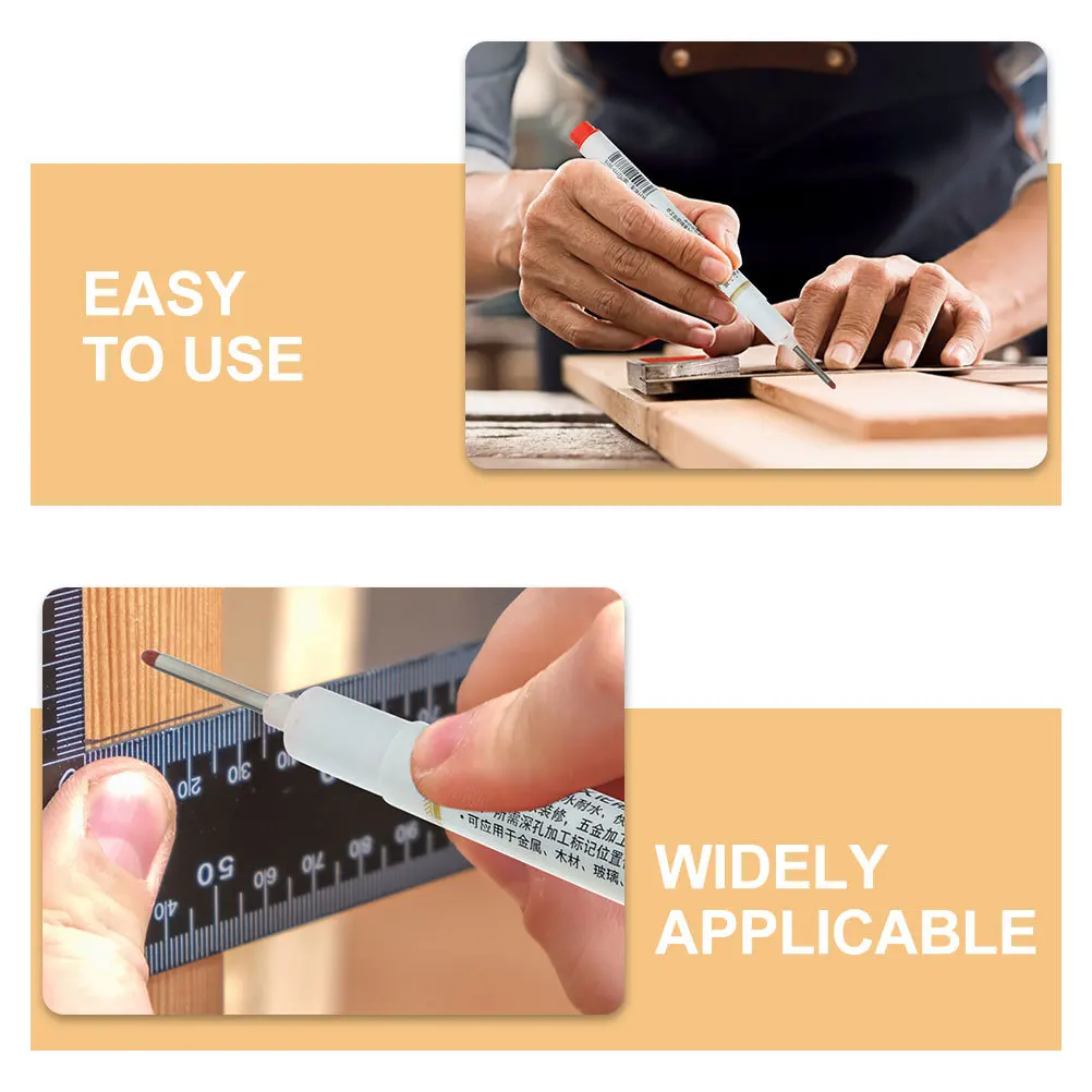 Carpenter Pen 5Pcs Long Nib Marking Pen for Deep Hole Construction Woodworking Projects Paint Marker
Carpenter Pen 5Pcs Long Nib Marking Pen for Deep Hole Construction Woodworking Projects Paint Marker