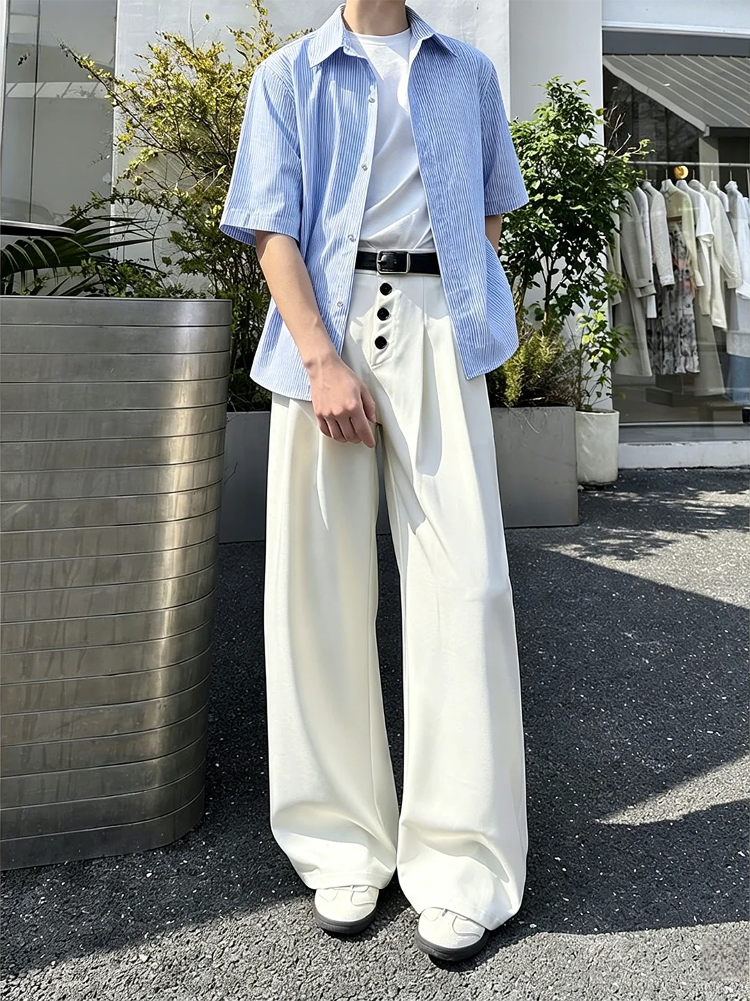 Men's Summer Casual Pants A-Line Pleated Knife Ice Silk Straight Leg Drapey Comfortable Breathable Polyester Blend
Men's Summer Casual Pants A-Line Pleated Knife Ice Silk Straight Leg Drapey Comfortable Breathable Polyester Blend