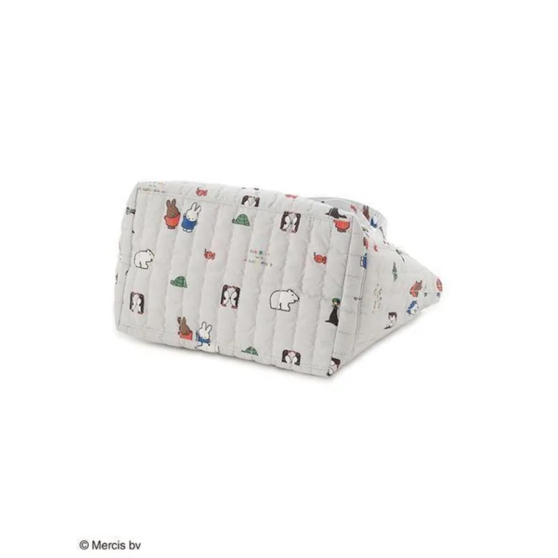 Miffy Cute Cartoon Rabbit Quilted Strip Handbag Large Capacity Women Shoulder Tote Bag Portable Breakfast Lunch Bag for Daily
Miffy Cute Cartoon Rabbit Quilted Strip Handbag Large Capacity Women Shoulder Tote Bag Portable Breakfast Lunch Bag for Daily