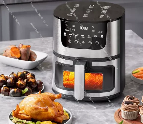 15L Stainless Steel Air Fryer Dual Heating Tubes Detachable Double Baskets Healthy Oil Free Cooking Roast Bake Grill
15L Stainless Steel Air Fryer Dual Heating Tubes Detachable Double Baskets Healthy Oil Free Cooking Roast Bake Grill
