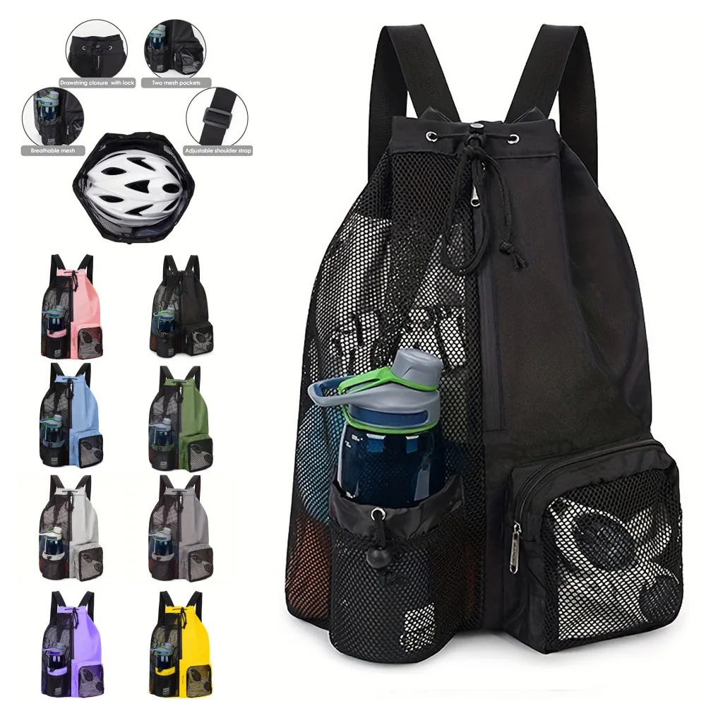 Sports Outdoor Leisure Swimming Bag Mesh Drawstring Fitness Backpack Multifunctional Wet and Dry Separation Beach Backpack
Sports Outdoor Leisure Swimming Bag Mesh Drawstring Fitness Backpack Multifunctional Wet and Dry Separation Beach Backpack