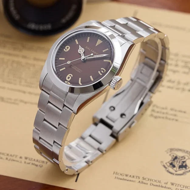 Baltany Men Automatic Watch 36mm Pilot Mechaical Wristwatch Sapphire Mirror 20ATM Waterproof C3 Luminous NH38 Military
Baltany Men Automatic Watch 36mm Pilot Mechaical Wristwatch Sapphire Mirror 20ATM Waterproof C3 Luminous NH38 Military