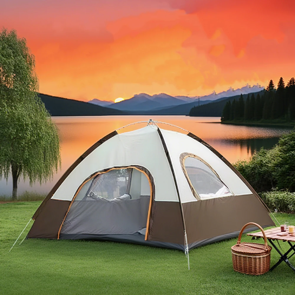 STLF Automatic 3-4 People Outdoor Camping Tent Thickened Rain-Proof Polyester Fabric Quick-Opening Double Layers for Park Picnic
STLF Automatic 3-4 People Outdoor Camping Tent Thickened Rain-Proof Polyester Fabric Quick-Opening Double Layers for Park Picnic