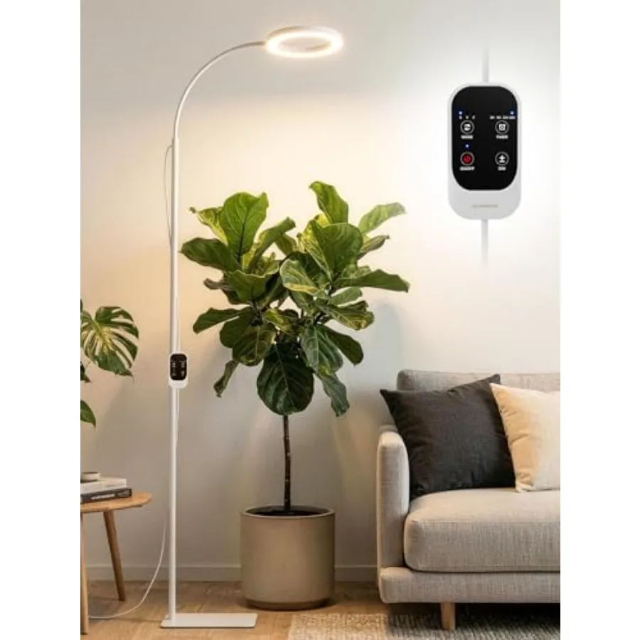 24W LED Grow Light for Indoor Plants 23.5-71" Adjustable Height 3-Growing Full Spectrum for Tall Grow Light High PPFD 3/9/12/16
24W LED Grow Light for Indoor Plants 23.5-71" Adjustable Height 3-Growing Full Spectrum for Tall Grow Light High PPFD 3/9/12/16
