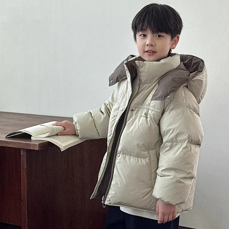 Boys' Down Jacket Winter New Style Children's Baby Thick Cotton Jacket Coat Western Bread Coat Double sided Wear
Boys' Down Jacket Winter New Style Children's Baby Thick Cotton Jacket Coat Western Bread Coat Double sided Wear