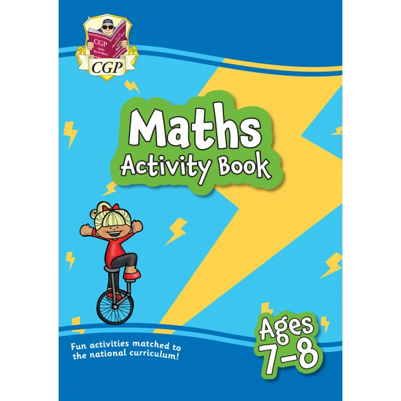 New Maths Activity Book For Ages 78 Perfect For Home Learning CGP Books Coordination Group Publications 9781789085303 Book
New Maths Activity Book For Ages 78 Perfect For Home Learning CGP Books Coordination Group Publications 9781789085303 Book