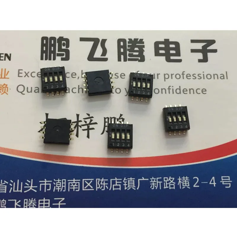 2pcs/lots Taiwan DIP DHA-04QR 4-position SMT 1.27mm 4P Piano Key Coded Flat Switch
2pcs/lots Taiwan DIP DHA-04QR 4-position SMT 1.27mm 4P Piano Key Coded Flat Switch