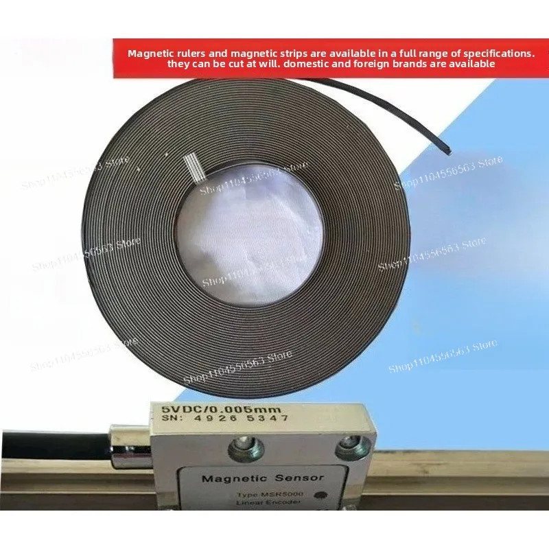 MB20-50 magnetic grid ruler magnetic stripe tape MS50/MB500AS/200MSR reading head
MB20-50 magnetic grid ruler magnetic stripe tape MS50/MB500AS/200MSR reading head