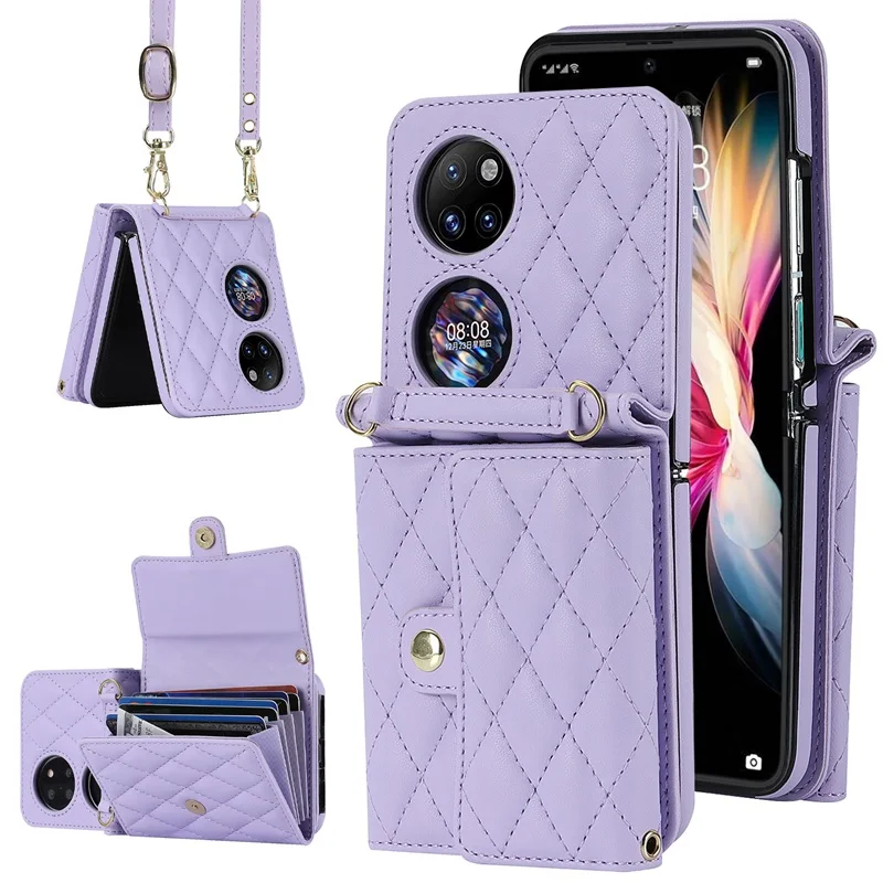 Fashion Crossbody Bag Leather Phone Case For Huawei P50 Pocket Wallet Card Cover For Huawei Pocket 2 Fundas With Long Lanyard
Fashion Crossbody Bag Leather Phone Case For Huawei P50 Pocket Wallet Card Cover For Huawei Pocket 2 Fundas With Long Lanyard