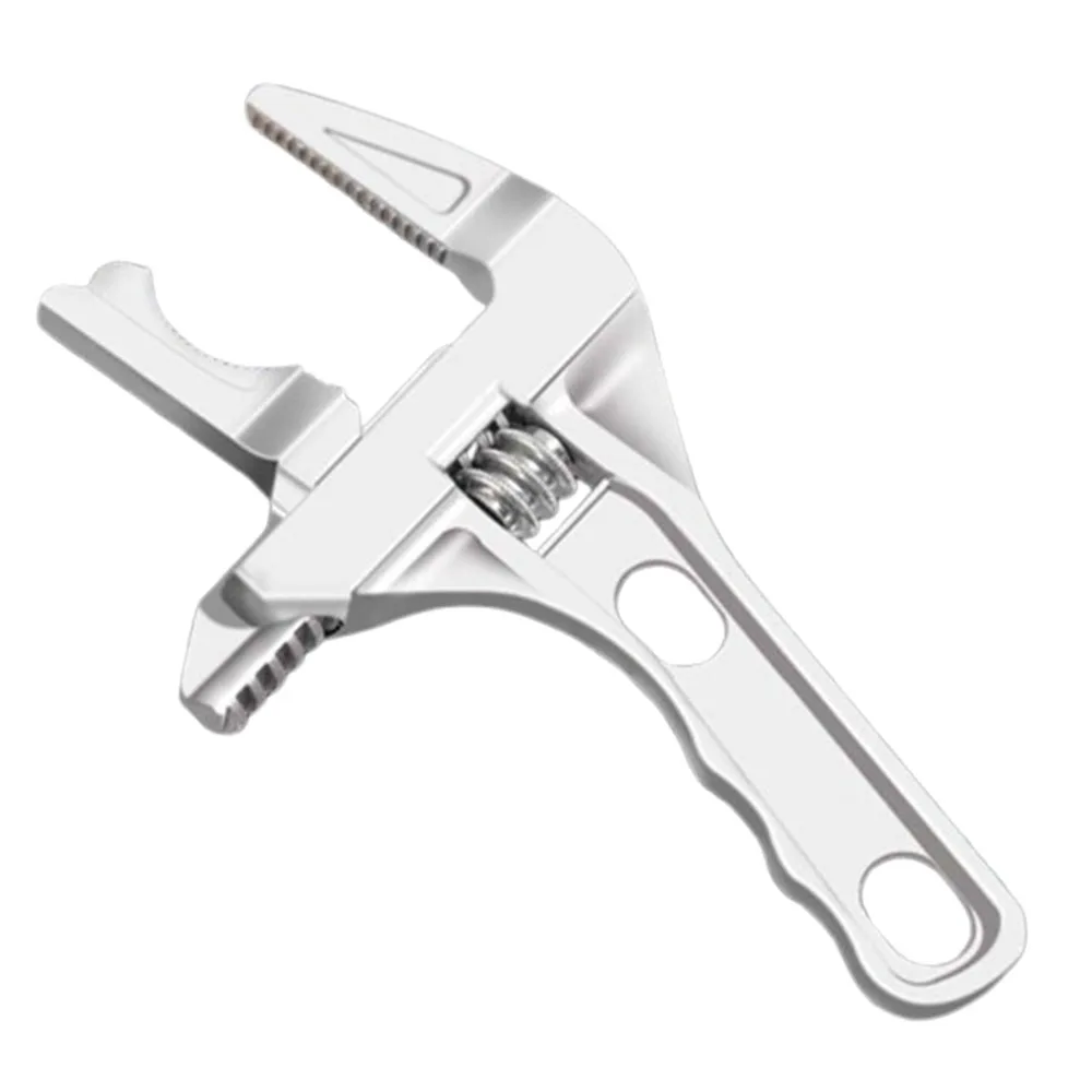 Short Handle Adjustable Wrench Adjustable Large Opening Bathroom Pipe Spanner Universal High Hardness Plumbing Wrench
Short Handle Adjustable Wrench Adjustable Large Opening Bathroom Pipe Spanner Universal High Hardness Plumbing Wrench