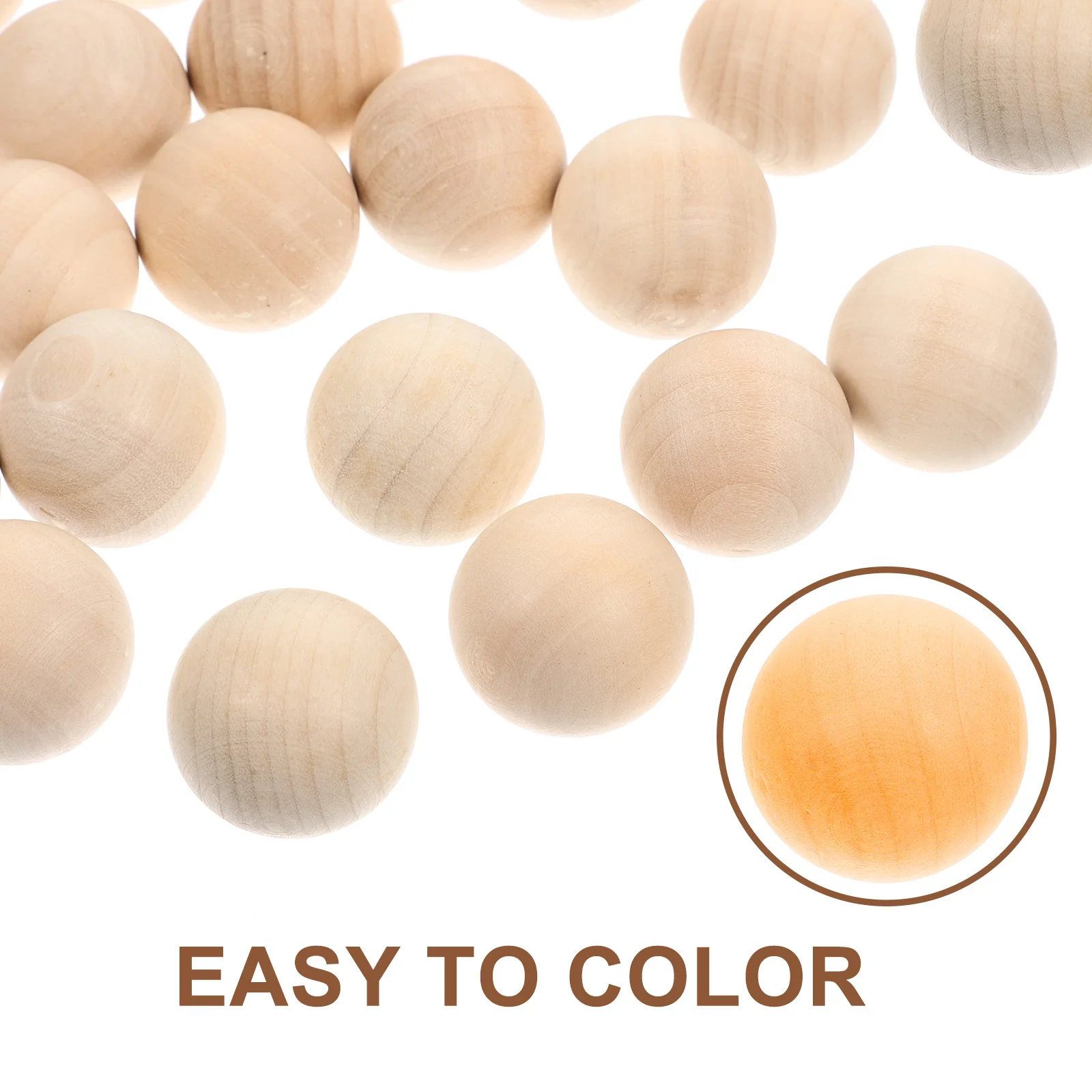 50Pcs Natural Wooden Balls No Hole Unfinished Round Wood Spheres DIY Craft Projects Painting Staining Decorative Wooden Rounds
50Pcs Natural Wooden Balls No Hole Unfinished Round Wood Spheres DIY Craft Projects Painting Staining Decorative Wooden Rounds