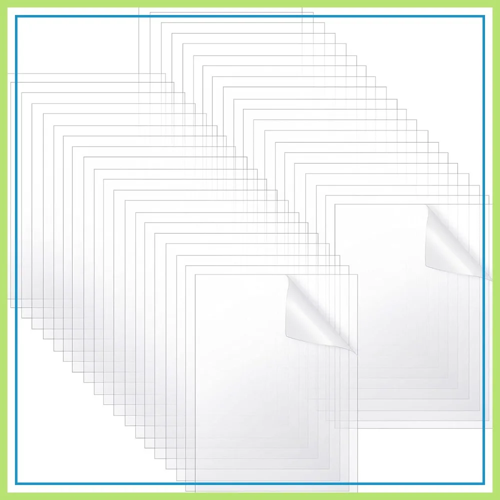 40 Pcs 5x7 Inch Clear Acrylic Sheets 0.04'' Thick with Protective Paper for Crafts, Signs, DIY Projects, Picture Frames
40 Pcs 5x7 Inch Clear Acrylic Sheets 0.04'' Thick with Protective Paper for Crafts, Signs, DIY Projects, Picture Frames