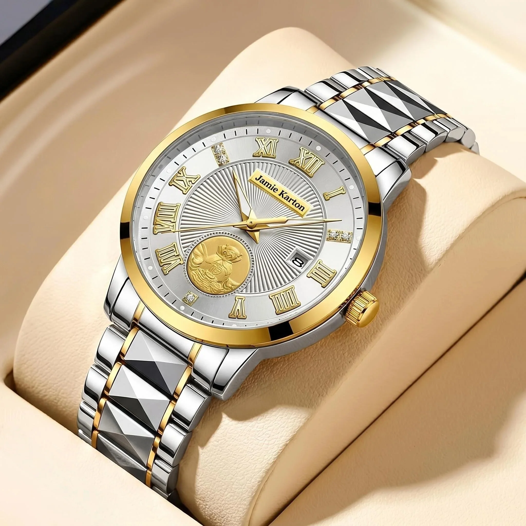 A men’s business quartz wristwatch, simple yet elegant, ideal for business commutes and the perfect gift choice
A men’s business quartz wristwatch, simple yet elegant, ideal for business commutes and the perfect gift choice