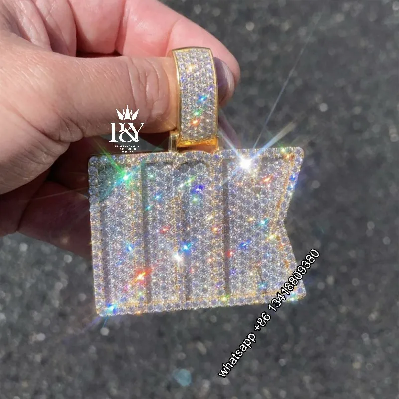 JEWE Customized Letter Pendant 14k Gold Plated Cuban Jewelry S925 Silver With Iced Out Moissanite Diamond Pendant
JEWE Customized Letter Pendant 14k Gold Plated Cuban Jewelry S925 Silver With Iced Out Moissanite Diamond Pendant