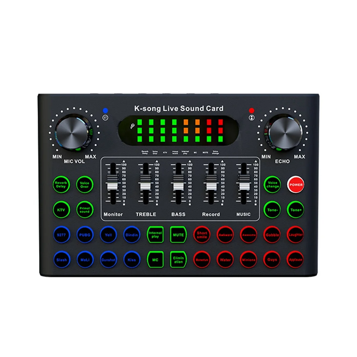 T07C-F007C English Version Professional Convenient Compact Desktop Singing Sound Card Mixer for Live
T07C-F007C English Version Professional Convenient Compact Desktop Singing Sound Card Mixer for Live